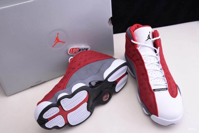 Bmlin Shoes Flint Red Gym Retro 13 Grey 414571-600 Air Jordan 0804